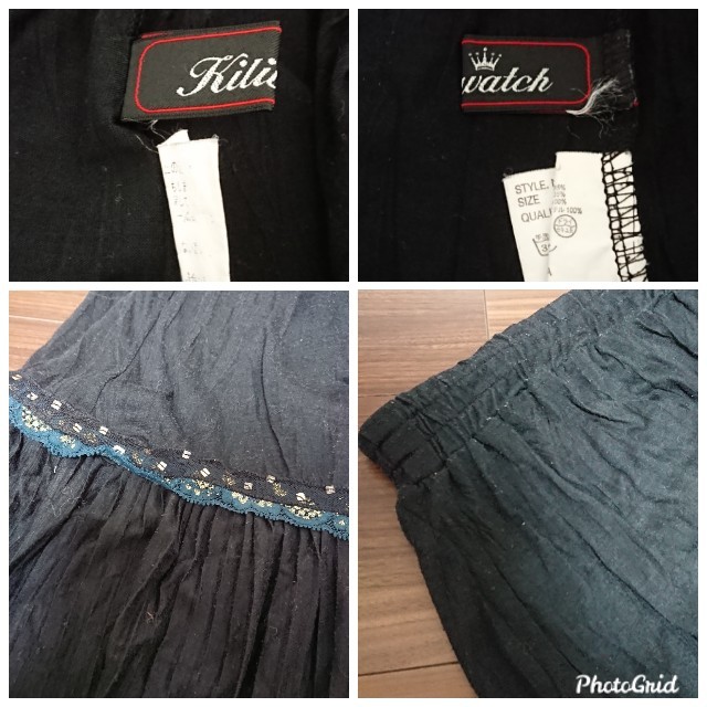 KILIWATCH(キリウォッチ)のKiliwatch アシメスカート ブラック レディースのスカート(ひざ丈スカート)の商品写真