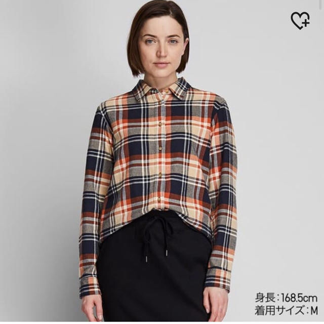 UNIQLO(ユニクロ)のユニクロ　フランネルチェックシャツ レディースのトップス(シャツ/ブラウス(長袖/七分))の商品写真