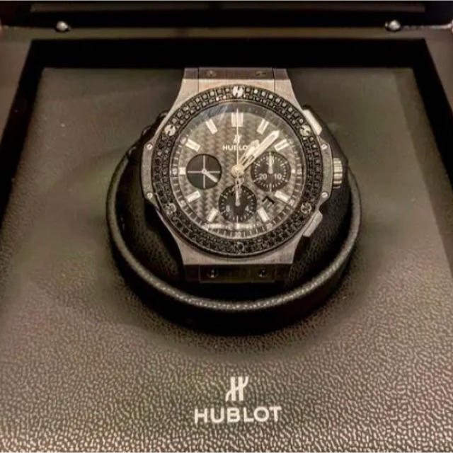 グラハム 時計 スーパーコピーエルメス 、 HUBLOT - HUBLOT ビッグバン ブラックダイヤ 44ミリの通販 by しぐま's shop