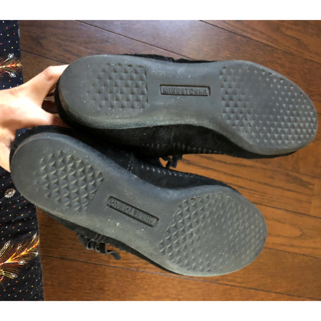 Minnetonka(ミネトンカ)のミネトンカ MINNETONKA フリンジブーツ ハイカット 美品 レディースの靴/シューズ(ブーツ)の商品写真