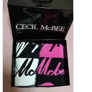 セシルマクビー(CECIL McBEE)の新品未使用 ★セシルマクビー★ ノベルティ★ ロゴ入りバスタオル★ 2点セット(タオル/バス用品)