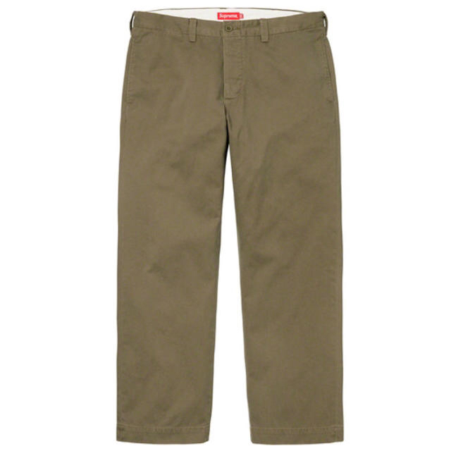 Supreme    supreme crown chino pant olive awの通販 by ART LOVE