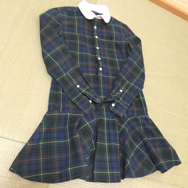 POLO RALPH LAUREN(ポロラルフローレン)の専用⭐️ラルフローレン シャツワンピ 8 キッズ/ベビー/マタニティのキッズ服女の子用(90cm~)(ワンピース)の商品写真