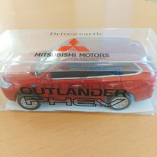 ミツビシ(三菱)の非売品 新品 三菱自動車 アウトランダー OUTLANDER PHEV(ミニカー)