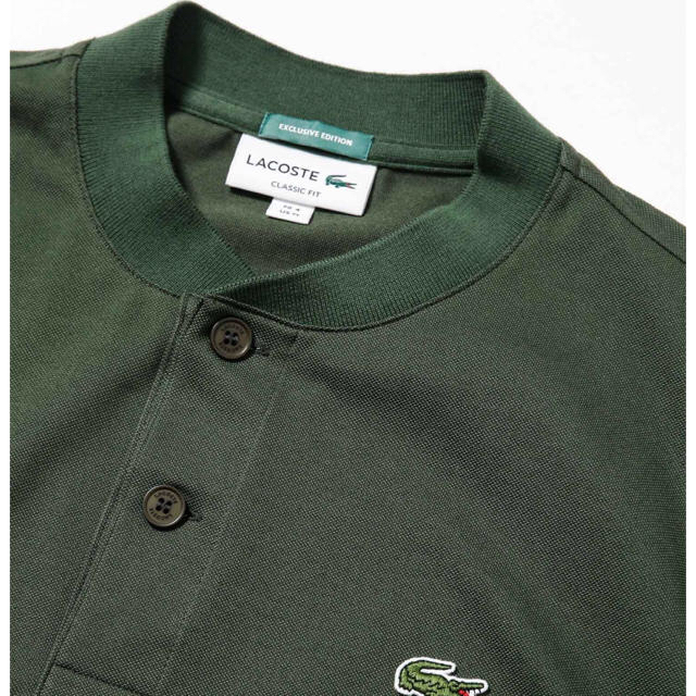 LACOSTE(ラコステ)のLACOSTE POLO スタンドカラー　nano universe別注 メンズのトップス(ポロシャツ)の商品写真