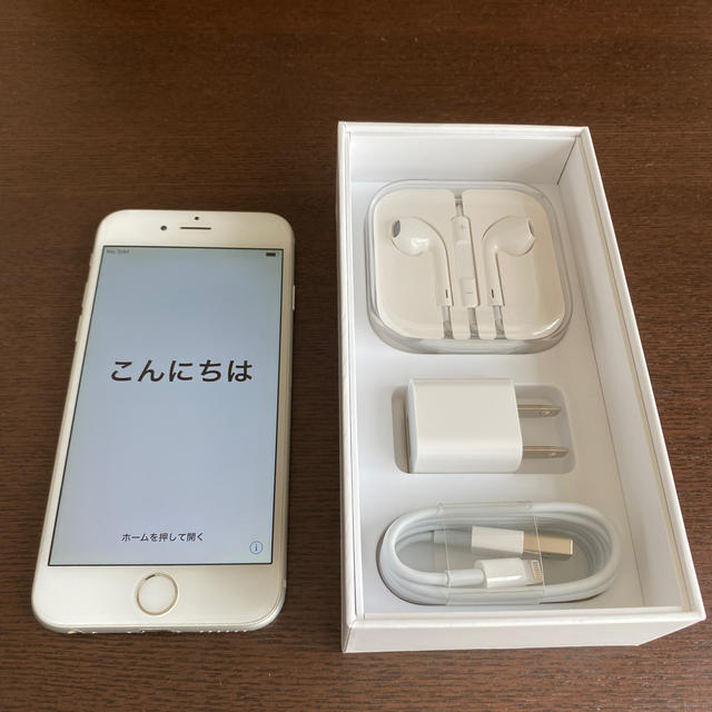 iPhone6 シルバー 64GB SIMフリー - スマートフォン本体