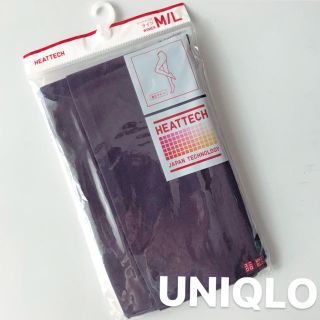 ユニクロ(UNIQLO)のUNIQLO ヒートテックタイツ パープル(タイツ/ストッキング)