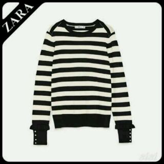 ザラ(ZARA)のZARAボーダーニット(ニット/セーター)