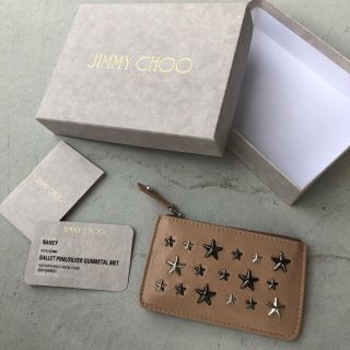 ジミーチュウ(JIMMY CHOO)のジミーチュウ　小銭入れ　くすみピンク　新品未使用　格安　激安(コインケース)