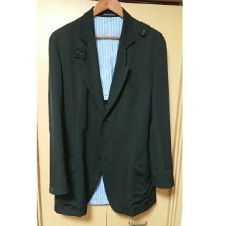 Yohji Yamamoto(ストライプ ・ テーラードジャケット)のフリマ Yohji Yamamoto(ストライプ ・ テーラードジャケット)のフリマ