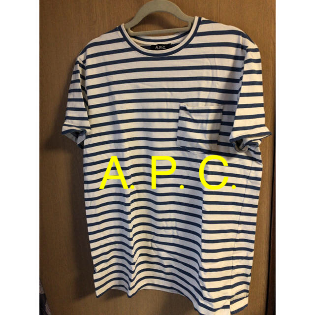 A.P.C(アーペーセー)のA.P.C ボーダーＴシャツ XLサイズ メンズのトップス(Tシャツ/カットソー(半袖/袖なし))の商品写真