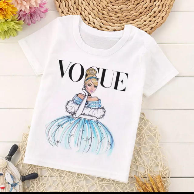 シンデレラ カットソー VOGUE 約6才用 キッズ/ベビー/マタニティのキッズ服女の子用(90cm~)(Tシャツ/カットソー)の商品写真