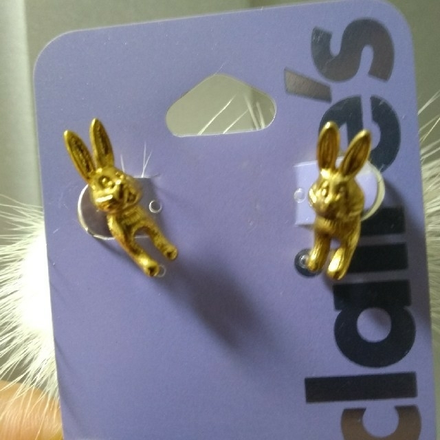 claire's(クレアーズ)の（新品・レア）Claire's バニー ピアス レディースのアクセサリー(ピアス)の商品写真