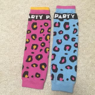 パーティーパーティー(PARTYPARTY)のヒョウ柄レッグウォーマー(レッグウォーマー)