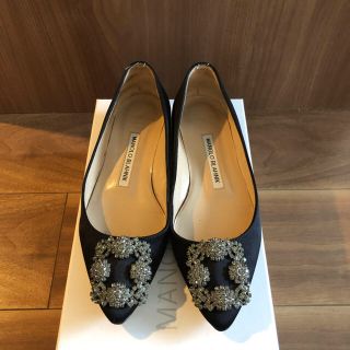 マノロブラニク(MANOLO BLAHNIK)のmaaa様専用【Manolo Blahnik】Hangisiサテンパンプス(ハイヒール/パンプス)