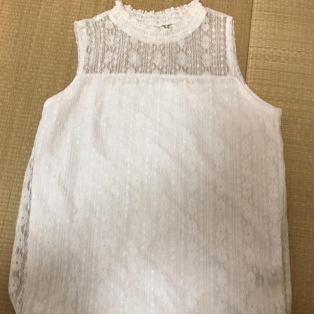 しまむら(シマムラ)のりりっち様専用　ノースリーブレーストップス♡しまむら♡Lサイズ レディースのトップス(カットソー(半袖/袖なし))の商品写真