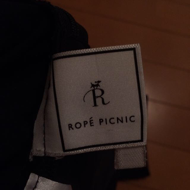 Rope' Picnic(ロペピクニック)のネイビー サロペット レディースのパンツ(その他)の商品写真