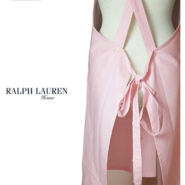 Ralph Lauren(ラルフローレン)のRALPH LAUREN HOME オックスストライプ エプロン インテリア/住まい/日用品のキッチン/食器(その他)の商品写真