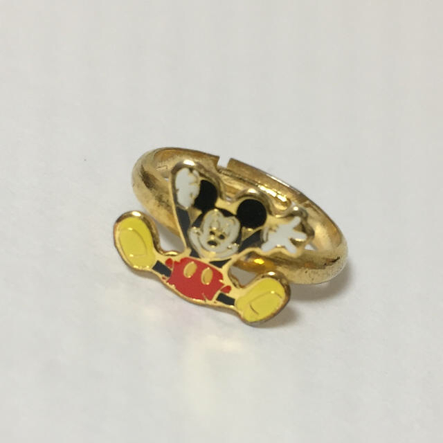Disney(ディズニー)の7月に処分 昔のミッキー リング 指輪 レディースのアクセサリー(リング(指輪))の商品写真