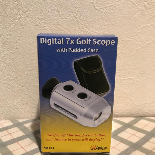 digital 7x golfscope with padded case 新品