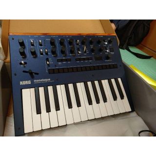 コルグ(KORG)のKorg monologue(Dark blue)+専用acアダプタ(ka350(キーボード/シンセサイザー)