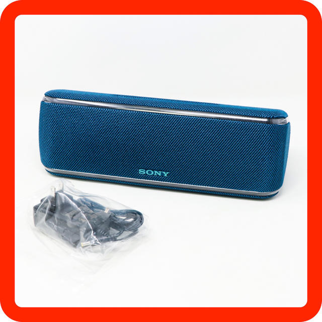 オーディオ機器新古品◯SONY Bluetooth スピーカー SRS-XB41 ブルー