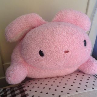フリッカ　まつもと　ましゅまろぴろー　抱き枕　うさぎ　レトロ　ぬいぐるみ フリッカ まつもと ましゅまろぴろー 抱き枕 うさぎ レトロ