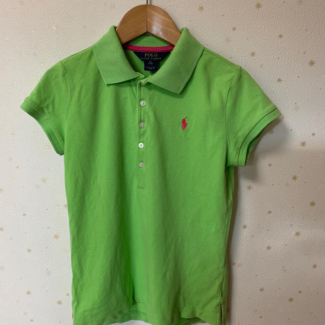 POLO RALPH LAUREN(ポロラルフローレン)のポロラルフローレン　ポロシャツ　140cm Mサイズ キッズ/ベビー/マタニティのキッズ服女の子用(90cm~)(Tシャツ/カットソー)の商品写真