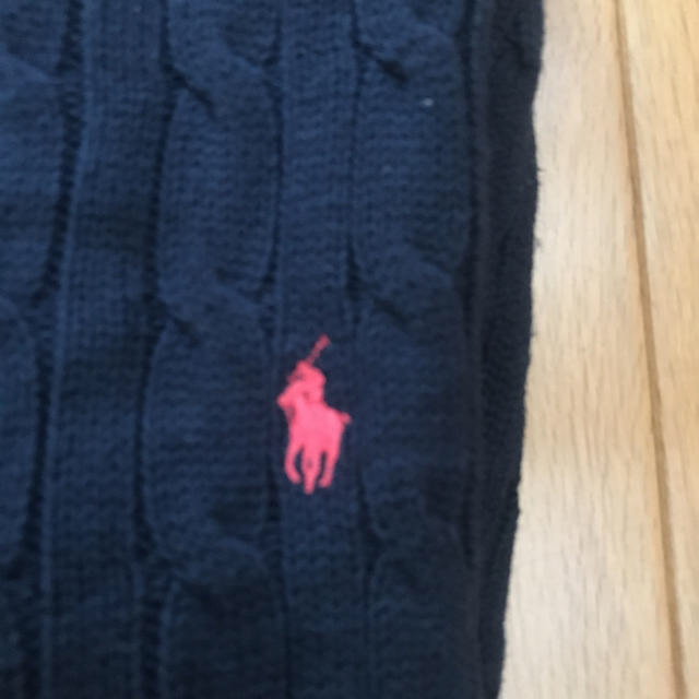 POLO RALPH LAUREN(ポロラルフローレン)のラルフローレン  コットンニット ケーブル  ネイビー キッズ/ベビー/マタニティのキッズ服男の子用(90cm~)(ニット)の商品写真