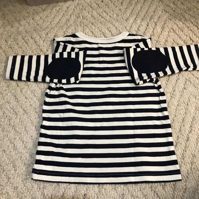 petit main(プティマイン)のpetit main ボーダーカットソー　100cm キッズ/ベビー/マタニティのキッズ服男の子用(90cm~)(Tシャツ/カットソー)の商品写真