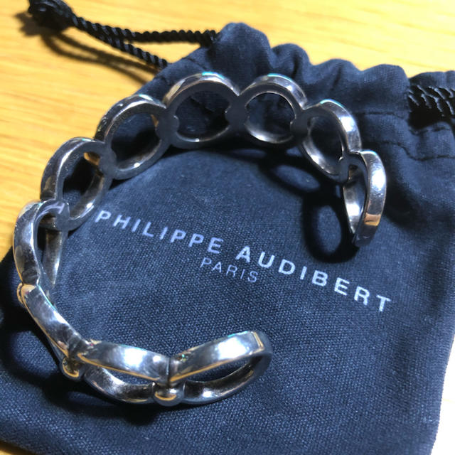 Philippe Audibert(フィリップオーディベール)のPHILIPPE AUDIBERT サークルブレスレット シルバー レディースのアクセサリー(ブレスレット/バングル)の商品写真