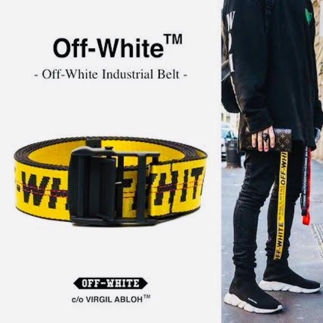 OFF-WHITE(オフホワイト)のoff-white ロゴベルト メンズのファッション小物(ベルト)の商品写真