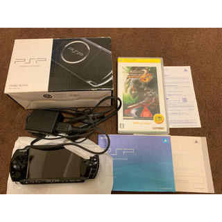 プレイステーション(PlayStation)のPSP-3000 「プレイステーション・ポータブル」 （ピアノ・ブラック）(携帯用ゲーム機本体)