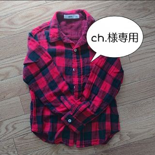 ライトオン(Right-on)の【専用】【Right-on】チェックシャツ(Tシャツ/カットソー)