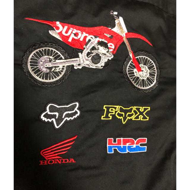 Supreme HONDA FOX RACING work shirt L 3