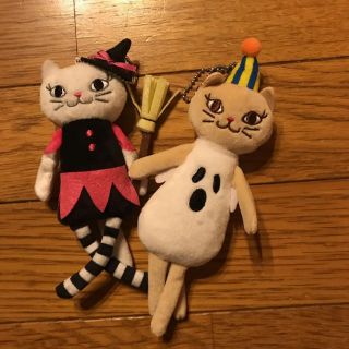 カルディ(KALDI)のカルディ 完売 ハロウィン 猫 2019 二個セット KALDI ハロウィーン(ぬいぐるみ)