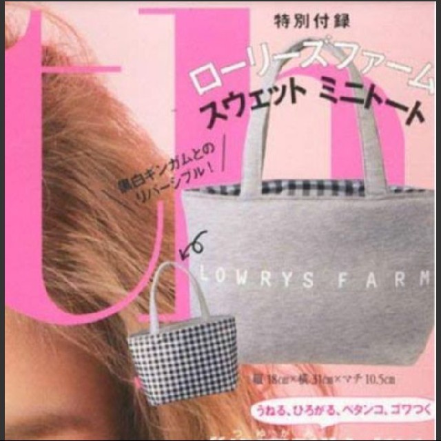 LOWRYS FARM(ローリーズファーム)の125 with 7月号 付録 レディースのバッグ(トートバッグ)の商品写真