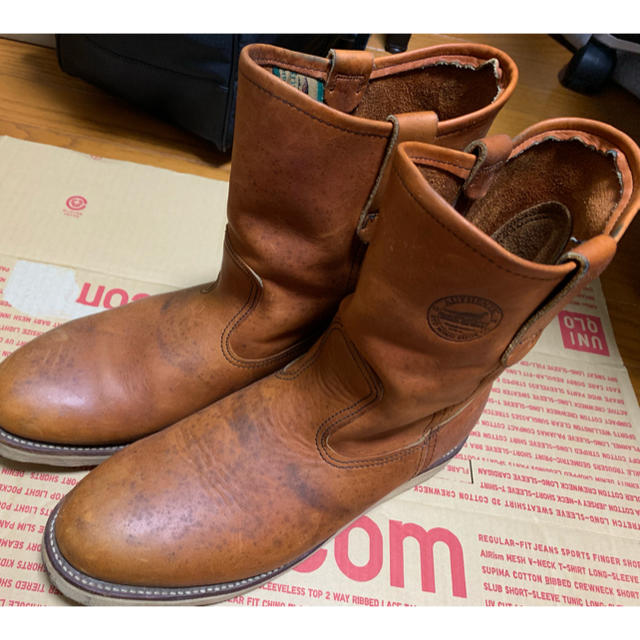 REDWING ペコスブーツ 犬タグ - ブーツ