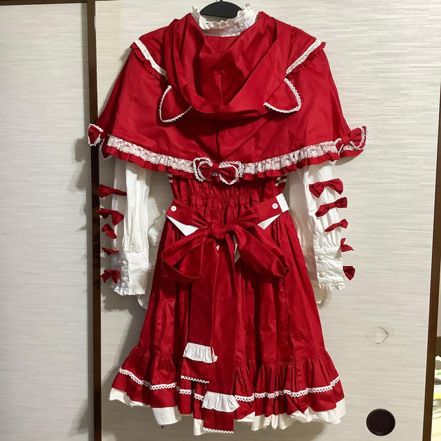 BABY,THE STARS SHINE BRIGHT(ベイビーザスターズシャインブライト)の未使用 赤ずきんちゃん ロリータ ハロウィン コスプレ XL レディースのレディース その他(セット/コーデ)の商品写真