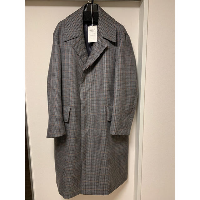 AURALEE 18AW DOUBLE FACE CHECK LONG COAT