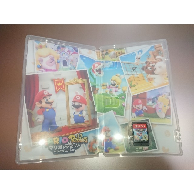 Nintendo Switch(ニンテンドースイッチ)のマリオ ラビッツ キングダムバトル エンタメ/ホビーのゲームソフト/ゲーム機本体(家庭用ゲームソフト)の商品写真
