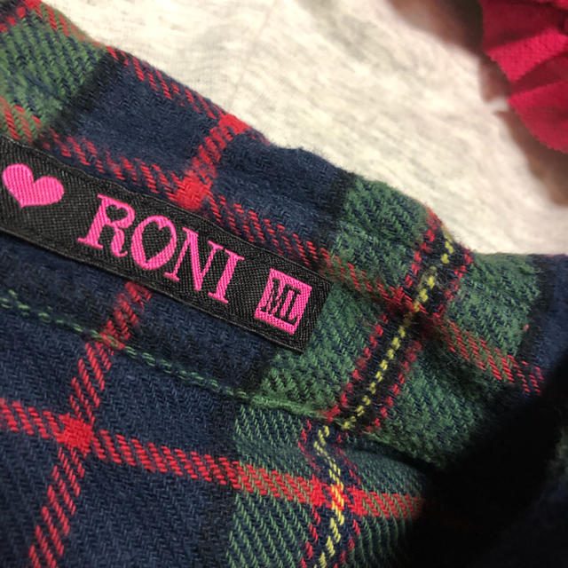 RONI(ロニィ)のRONI チェックシャツ キッズ/ベビー/マタニティのキッズ服女の子用(90cm~)(Tシャツ/カットソー)の商品写真