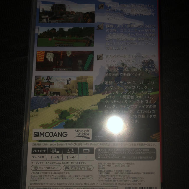 Nintendo Switch(ニンテンドースイッチ)の新品 Minecraft マインクラフト Nintendo Switch版 エンタメ/ホビーのゲームソフト/ゲーム機本体(家庭用ゲームソフト)の商品写真