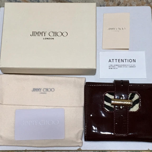 JIMMY CHOO(ジミーチュウ)の【値下げしました】 JIMMY CHOO 二つ折財布 レディースのファッション小物(財布)の商品写真