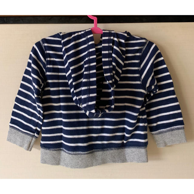 carter's(カーターズ)のcartar's カーターズ 綿100% ボーダー パーカー キッズ/ベビー/マタニティのベビー服(~85cm)(ジャケット/コート)の商品写真