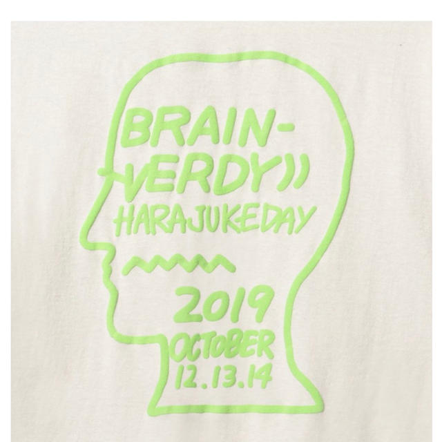 【新品・未使用】Brain Dead × VERDY  限定Tシャツ  Lサイズ