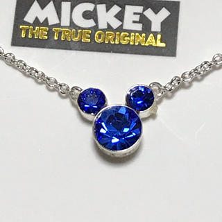 ミッキーマウス(ミッキーマウス)のミッキーマウス90周年ネックレス ブルー(ネックレス)