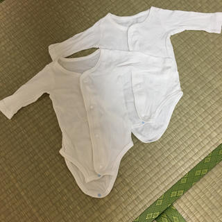 コンビミニ(Combi mini)のコンビミニ 長袖ボディTシャツ 前開き 2枚組 サイズ70(肌着/下着)