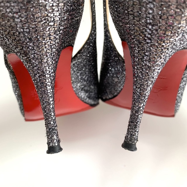 Christian Louboutin(クリスチャンルブタン)のクリスチャンルブタン / バックストラップ ミュール グリッター パンプス レディースの靴/シューズ(ハイヒール/パンプス)の商品写真