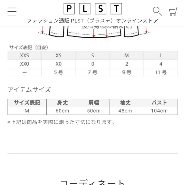 PLST(プラステ)の新品！タグ付！♥️PLST♥️ソフトレーヨンポリVネックニット。サイズM。 レディースのトップス(ニット/セーター)の商品写真